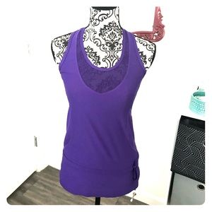 Athleta Lace Accent Tank Top NWOT